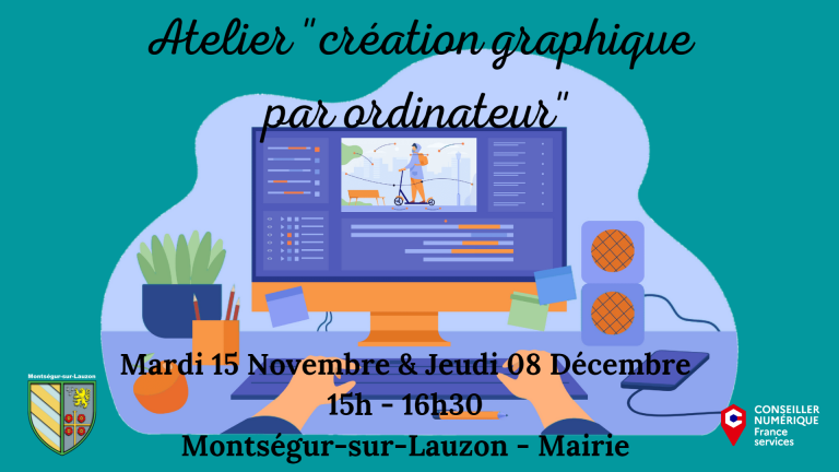 Atelier "Création d'affiches, flyers, invitation..."